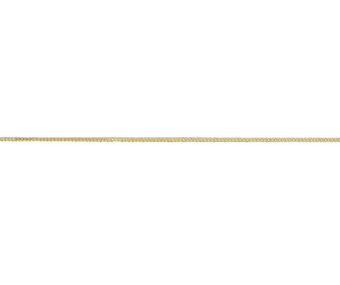 9ct Yellow 10 Filed Curb 18"/45cm