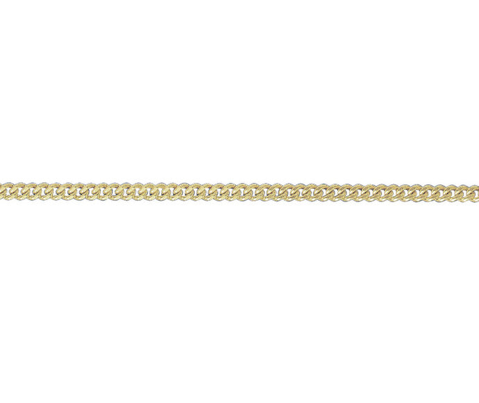 9ct Yellow 24 Filed Curb