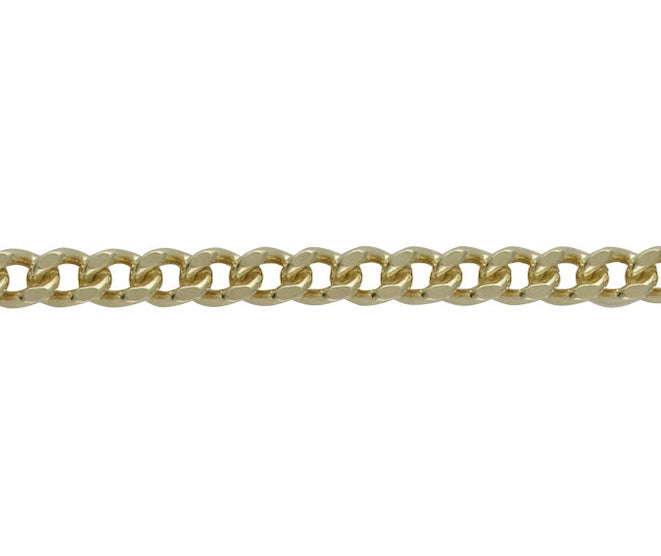 9ct Yellow 62 Filed Curb 22"/55cm