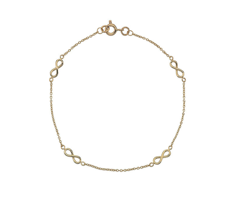 9ct Yellow 30 Small Infinity 07