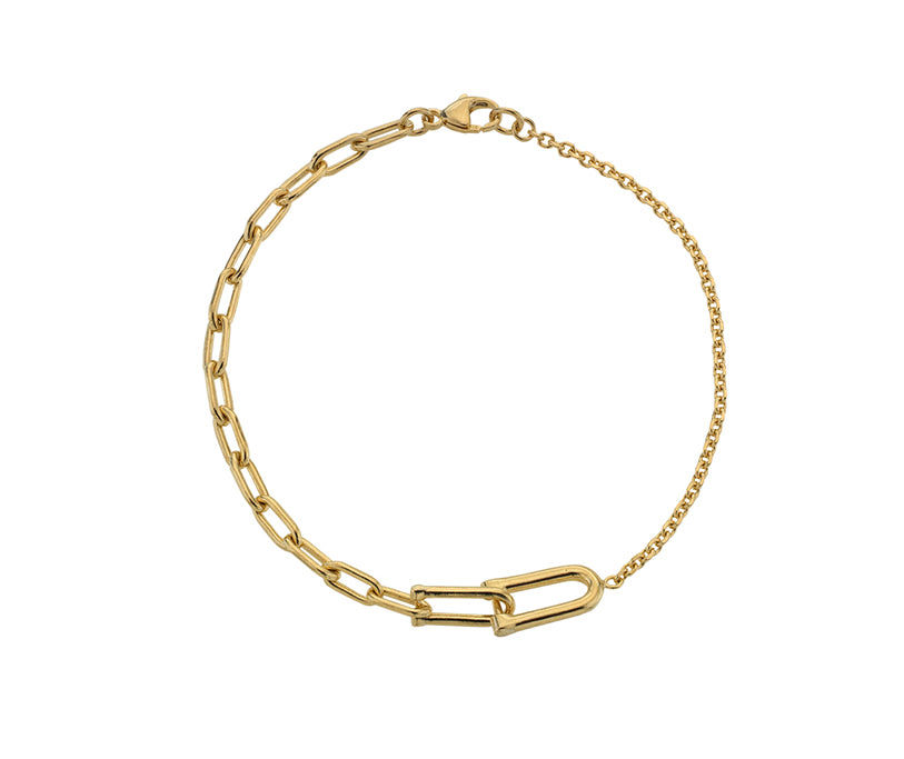 9ct Yellow 67 U Link Multi 07"