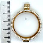 My iMenso Gold Plated and Cubic Zirconia Medallion