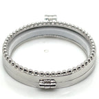 My iMenso Sterling Silver Beaded Medallion
