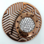 My iMenso Rose Gold Plated and Cubic Zirconia ‘Fantasy’ Insignia