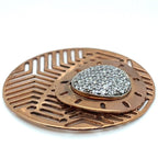 My iMenso Rose Gold Plated and Cubic Zirconia ‘Fantasy’ Insignia