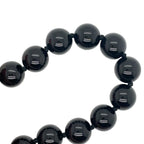 My iMenso Black Beaded Collier (45cm)