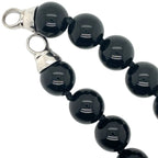 My iMenso Black Beaded Collier (45cm)