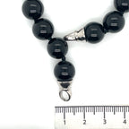 My iMenso Black Beaded Collier (45cm)