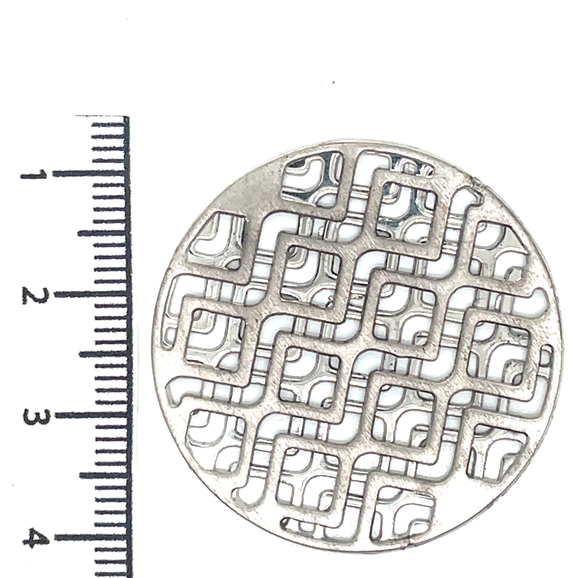 My iMenso Sterling Silver Geometric Insignia