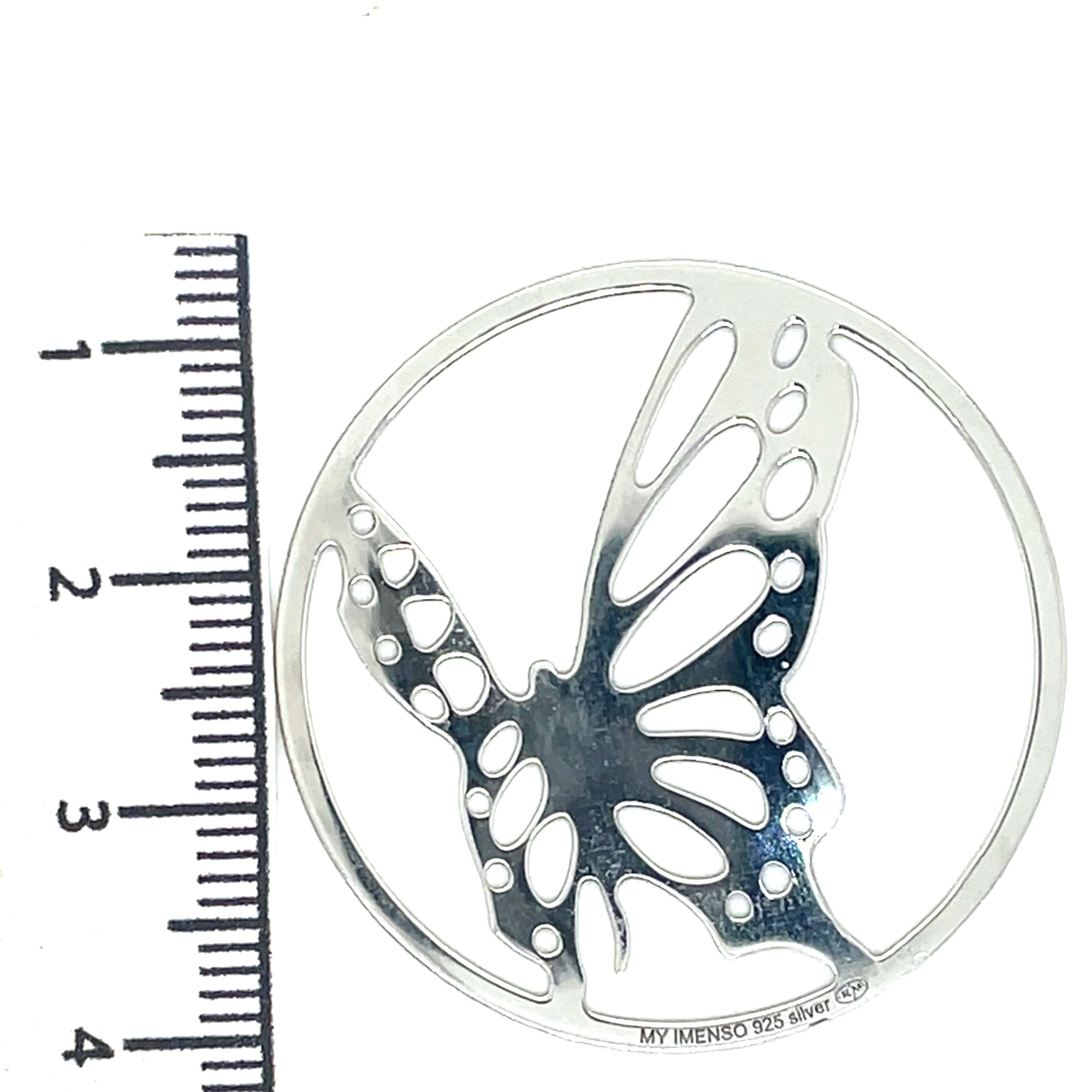 My iMenso Sterling Silver Butterfly Insignia