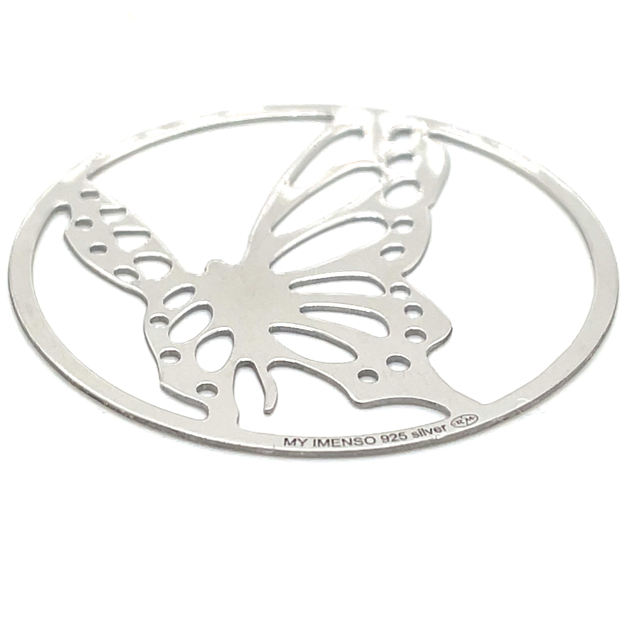 My iMenso Sterling Silver Butterfly Insignia