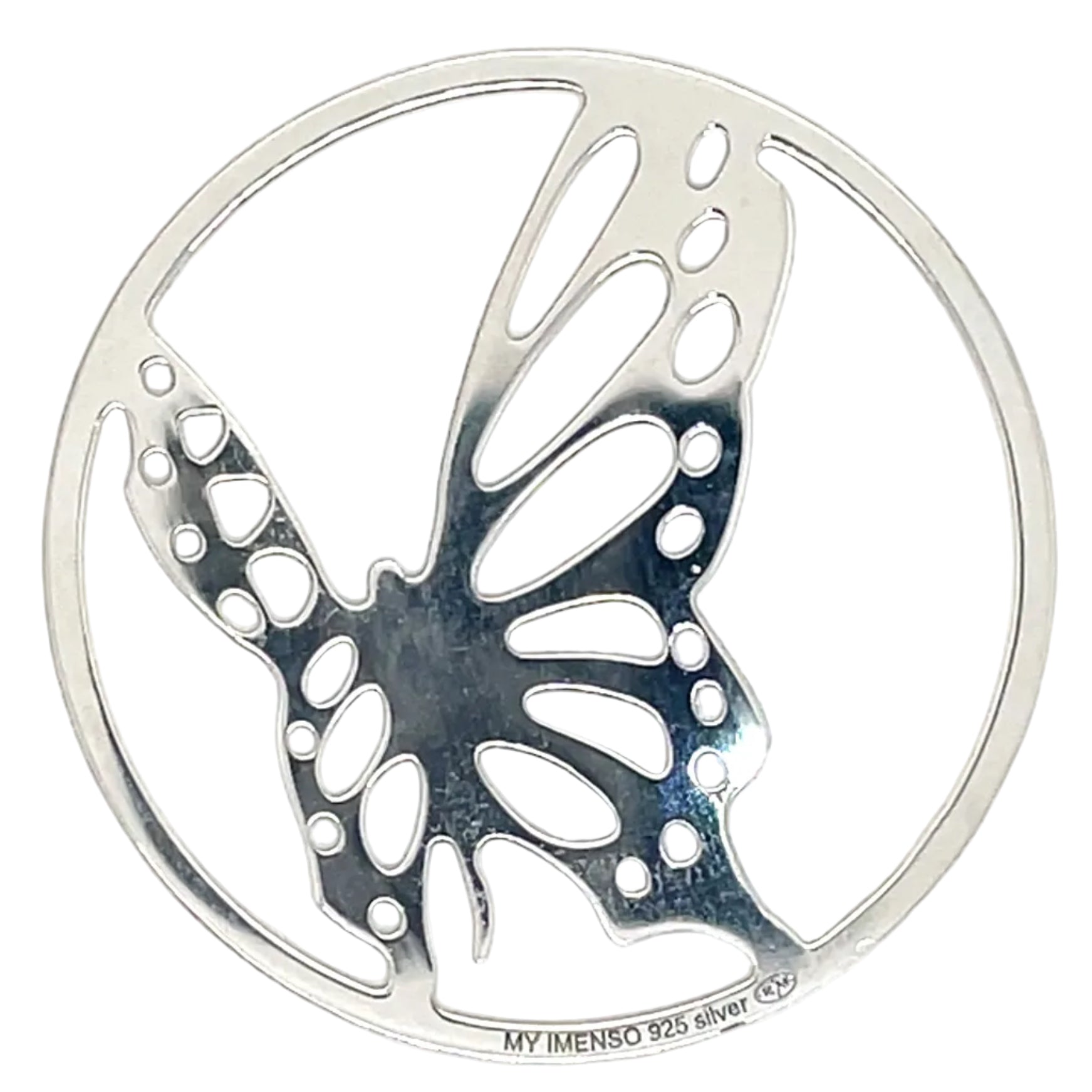 My iMenso Sterling Silver Butterfly Insignia