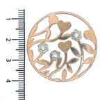 My iMenso Rose Gold Plated Flower Garden Insignia