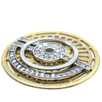 My iMenso Gold Plated, Sterling Silver and Cubic Zirconia ‘Fantasy’ Insignia