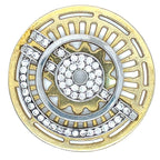 My iMenso Gold Plated, Sterling Silver and Cubic Zirconia ‘Fantasy’ Insignia