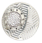 My iMenso Sterling Silver and Cubic Zirconia ‘Fantasy’ Insignia