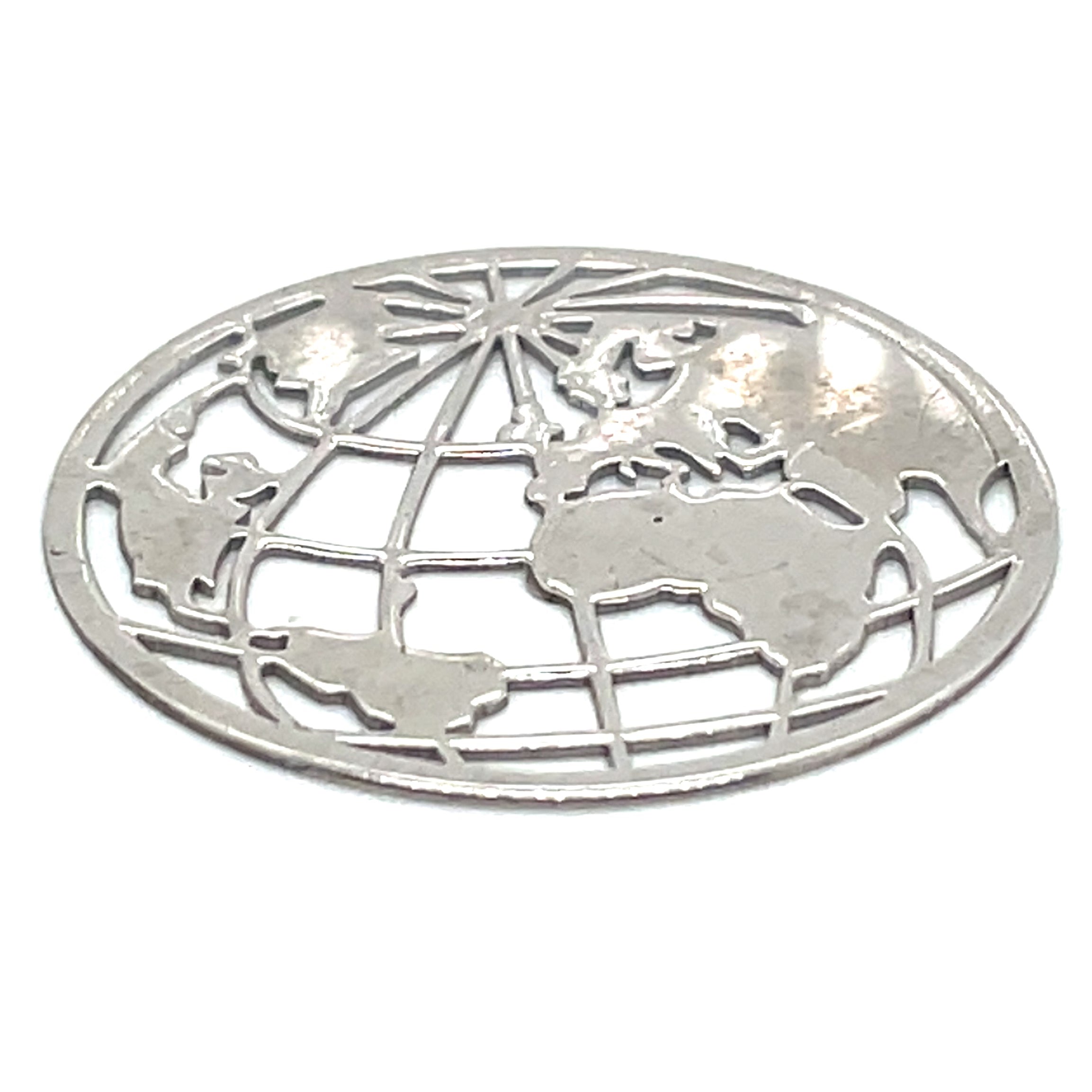 My iMenso Sterling Silver Globe Insignia