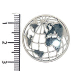 My iMenso Sterling Silver Globe Insignia