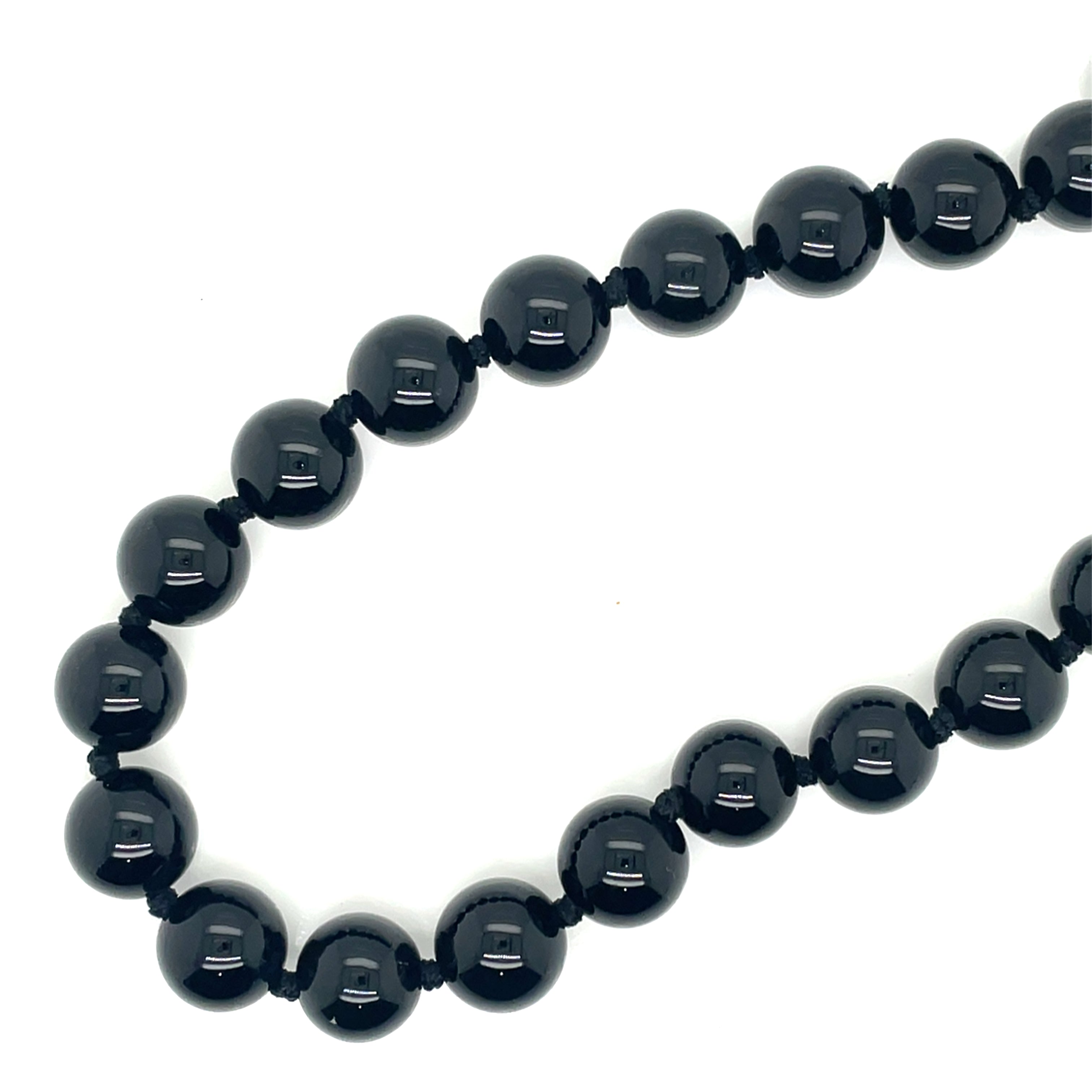 My iMenso Black Beaded Collier