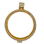 My iMenso Gold Plated Beaded Medallion