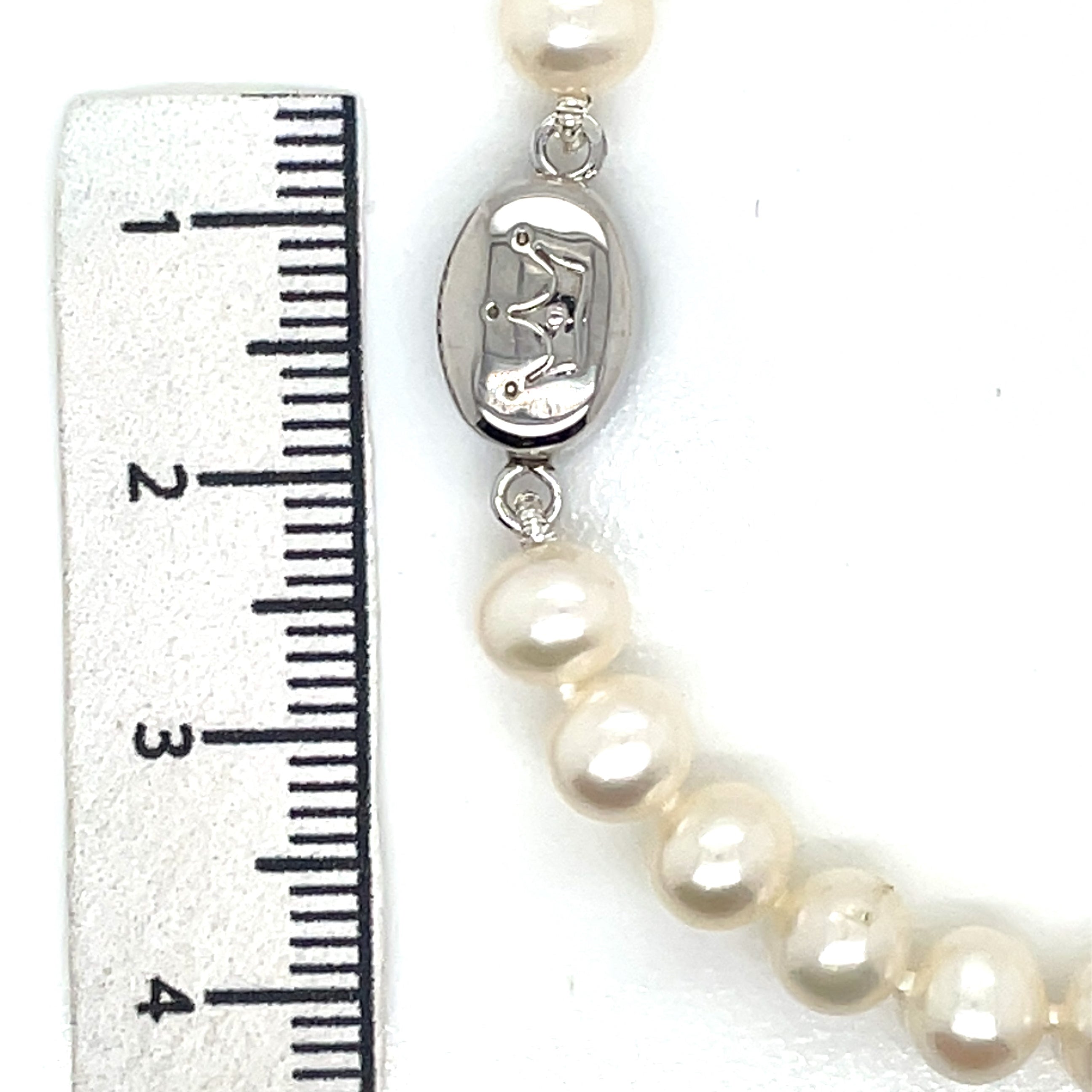 Jersey Pearl - Freshwater Pearls and Sterling Silver Bracelet