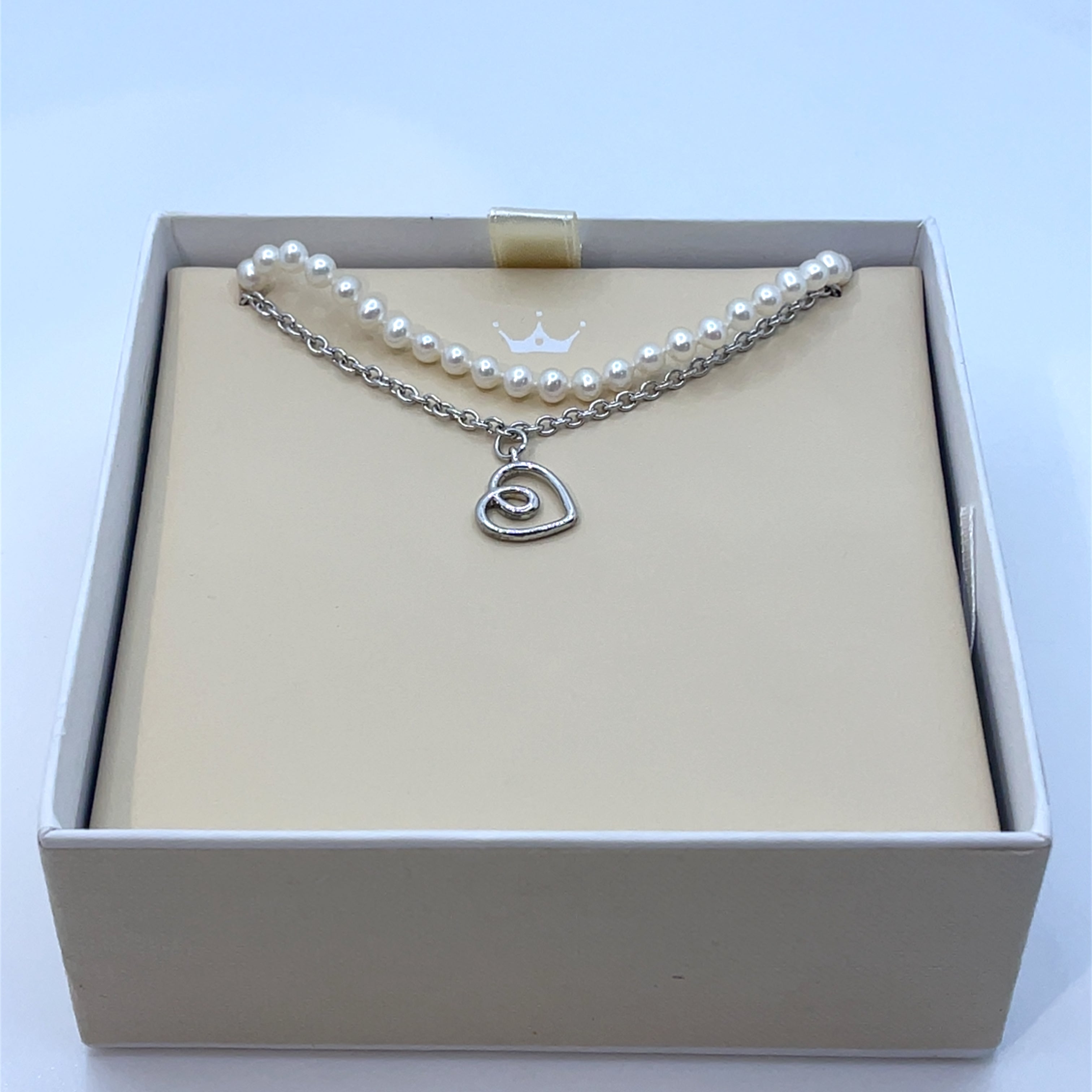 Jersey Pearl - Freshwater Pearls and Sterling Silver Layered Bracelet