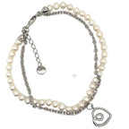 Jersey Pearl - Freshwater Pearls and Sterling Silver Layered Bracelet