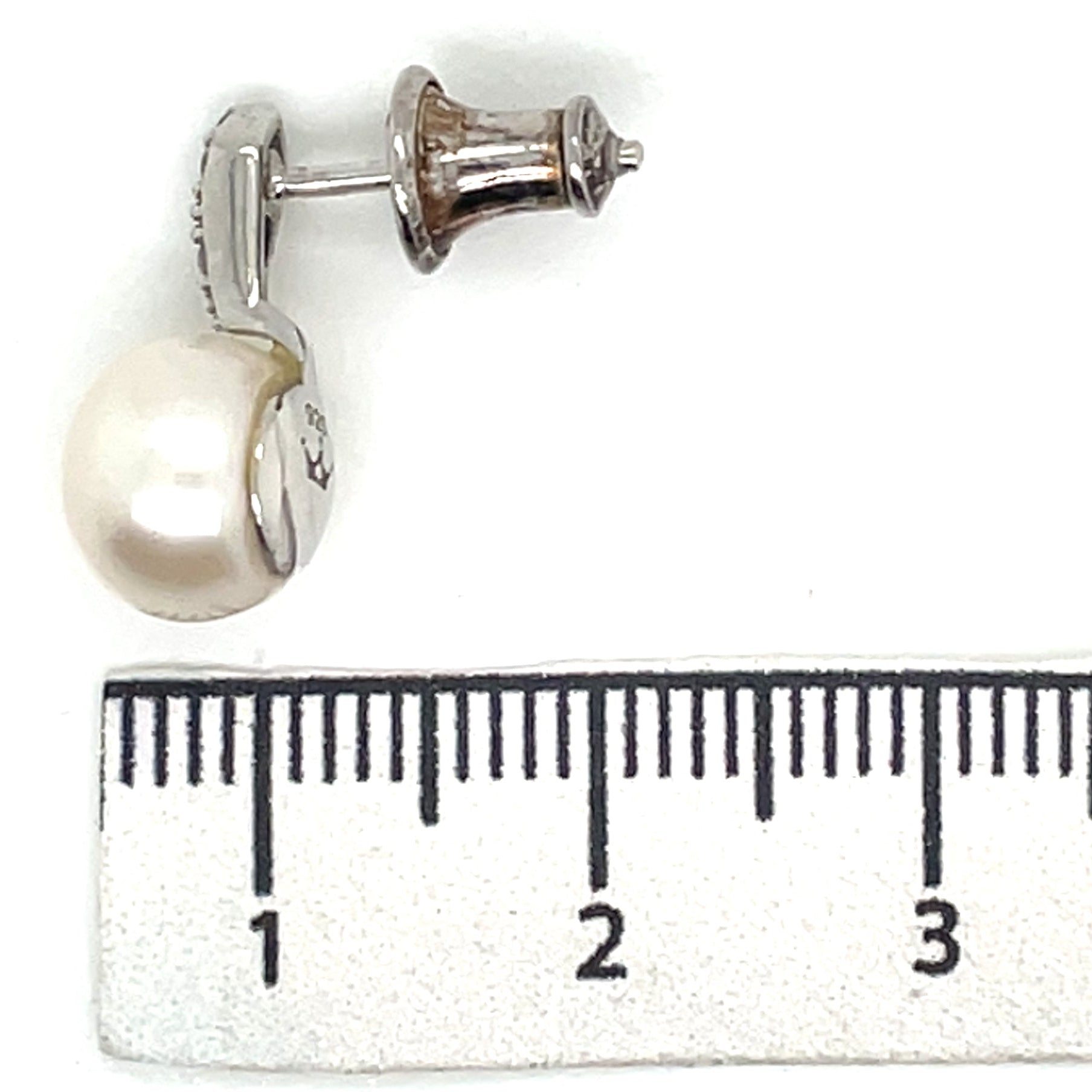 Jersey Pearl - Freshwater Pearl and Sterling Silver Earrings