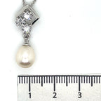 Jersey Pearl - Freshwater Pearl, Cubic Zirconia and Sterling Silver Pendant