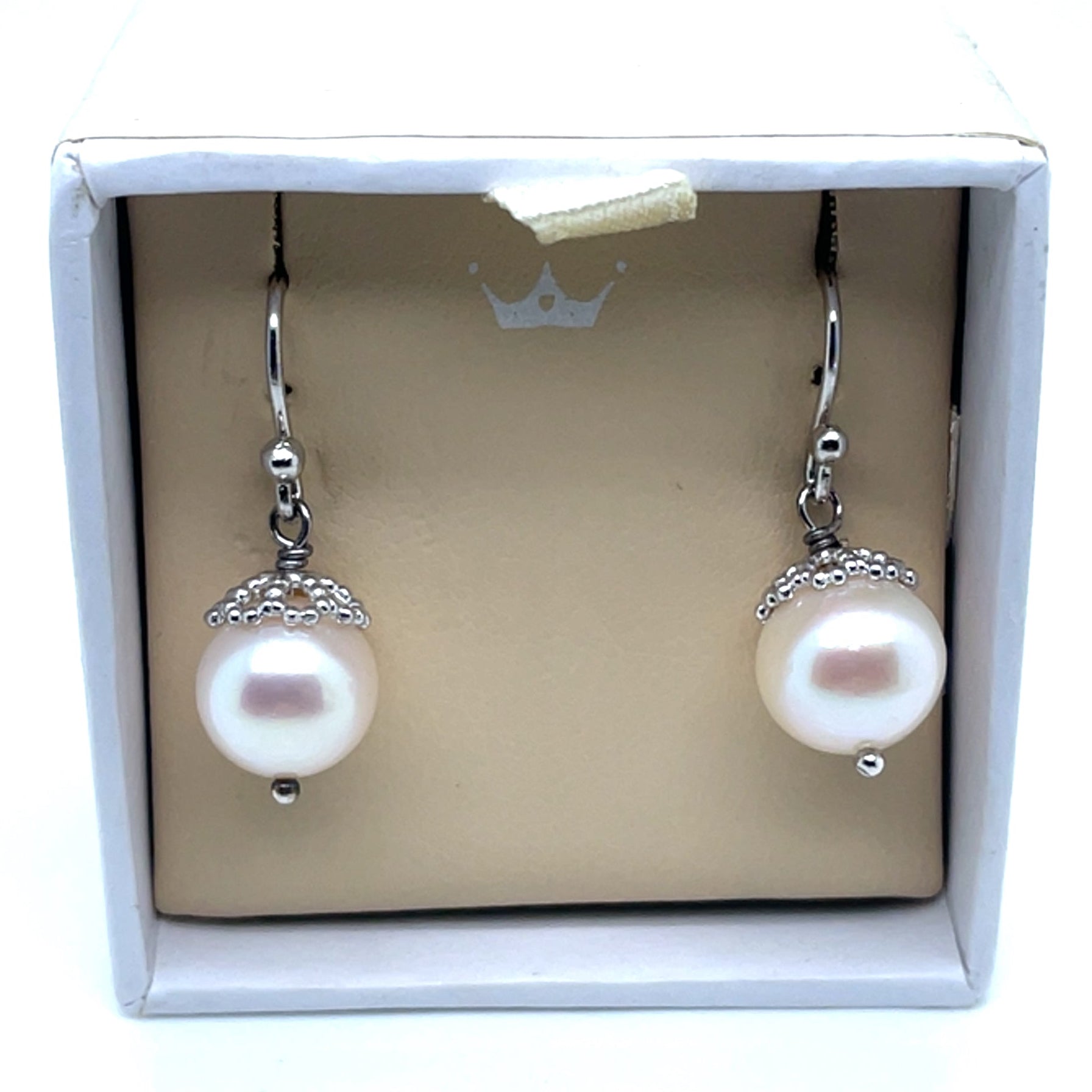 Jersey Pearl - Freshwater Pearls and Sterling Silver Drop Earrings