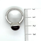 Luxenter Hydrothermal Quartz, Cubic Zirconia and Sterling Silver Ring