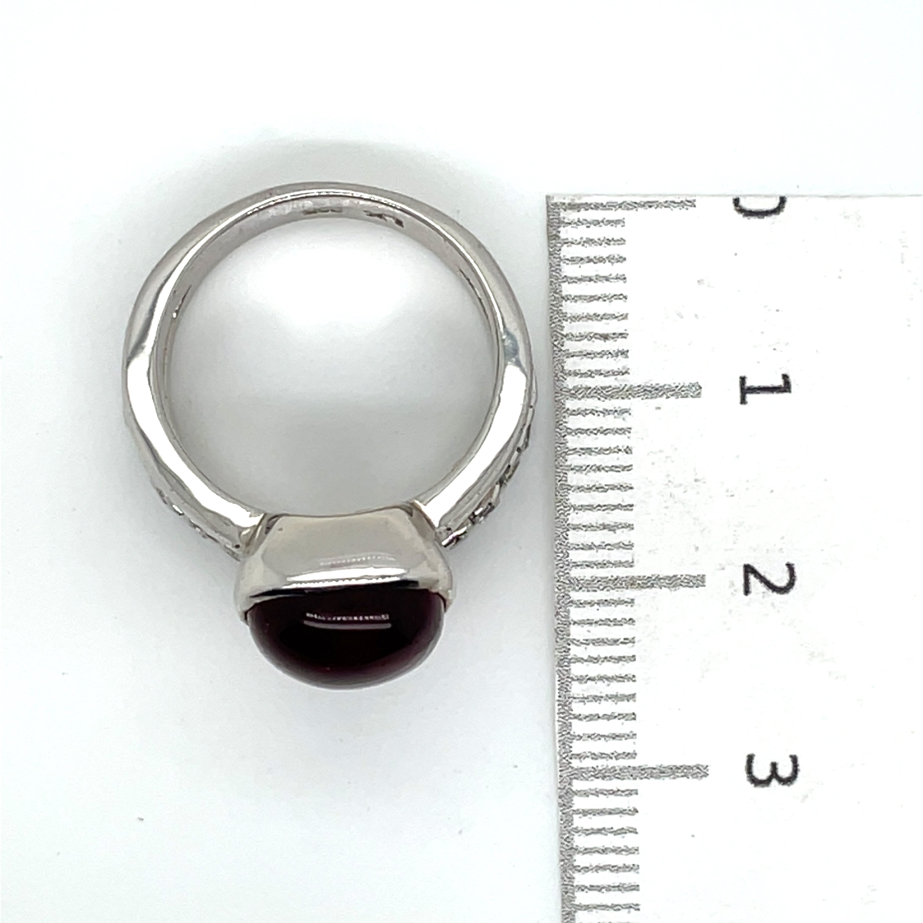 Luxenter Hydrothermal Quartz, Cubic Zirconia and Sterling Silver Ring