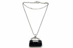 Luxenter Aventurine and Sterling Silver Handbag Necklace