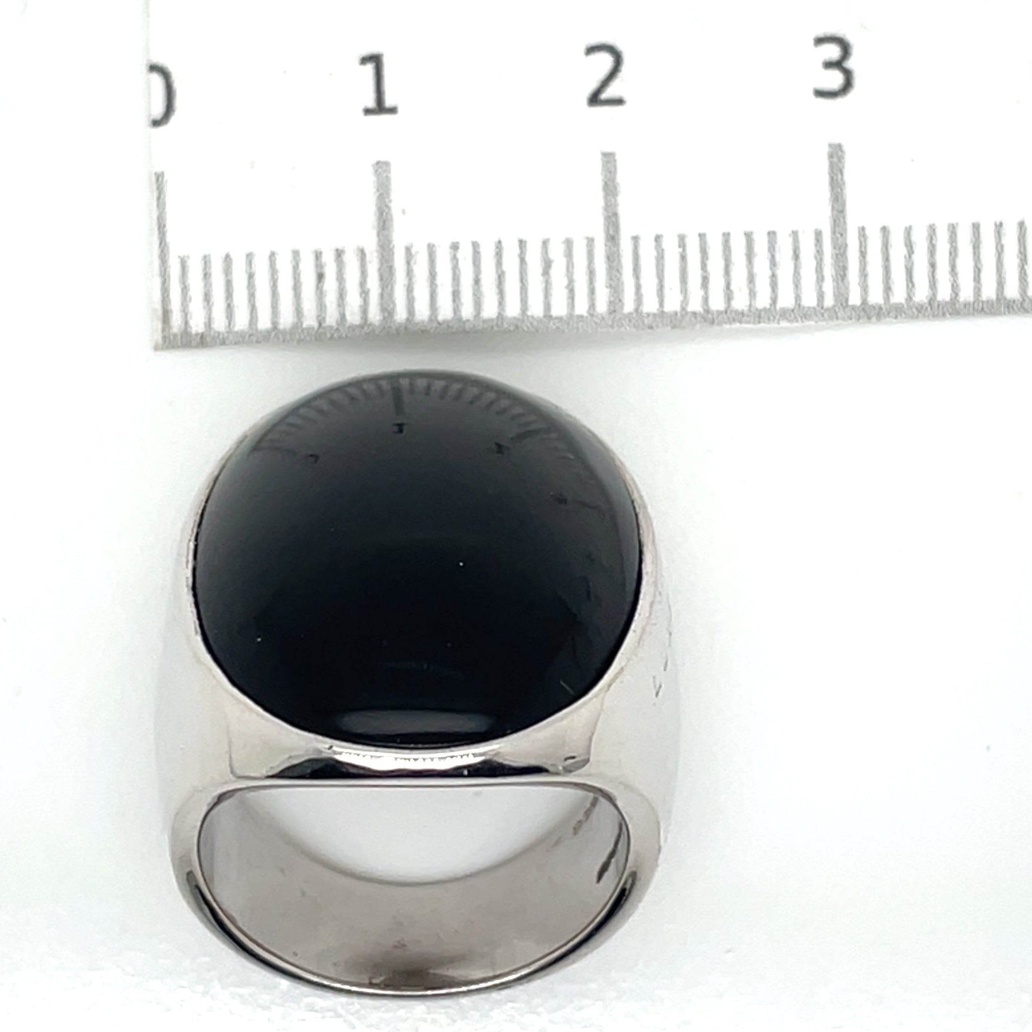 Luxenter Onyx and Sterling Silver Ring