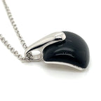 Luxenter Onyx and Sterling Silver Necklace