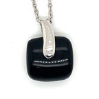 Luxenter Onyx and Sterling Silver Necklace