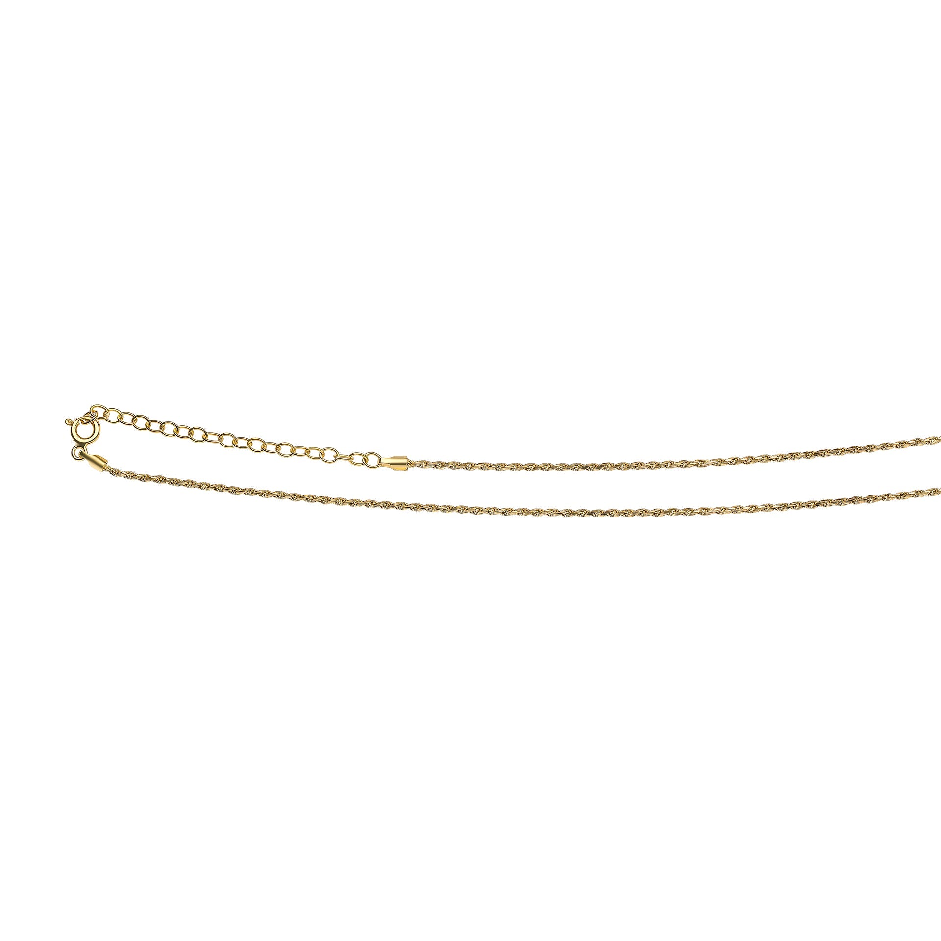 41-46cm Gold Plated Corda Chain