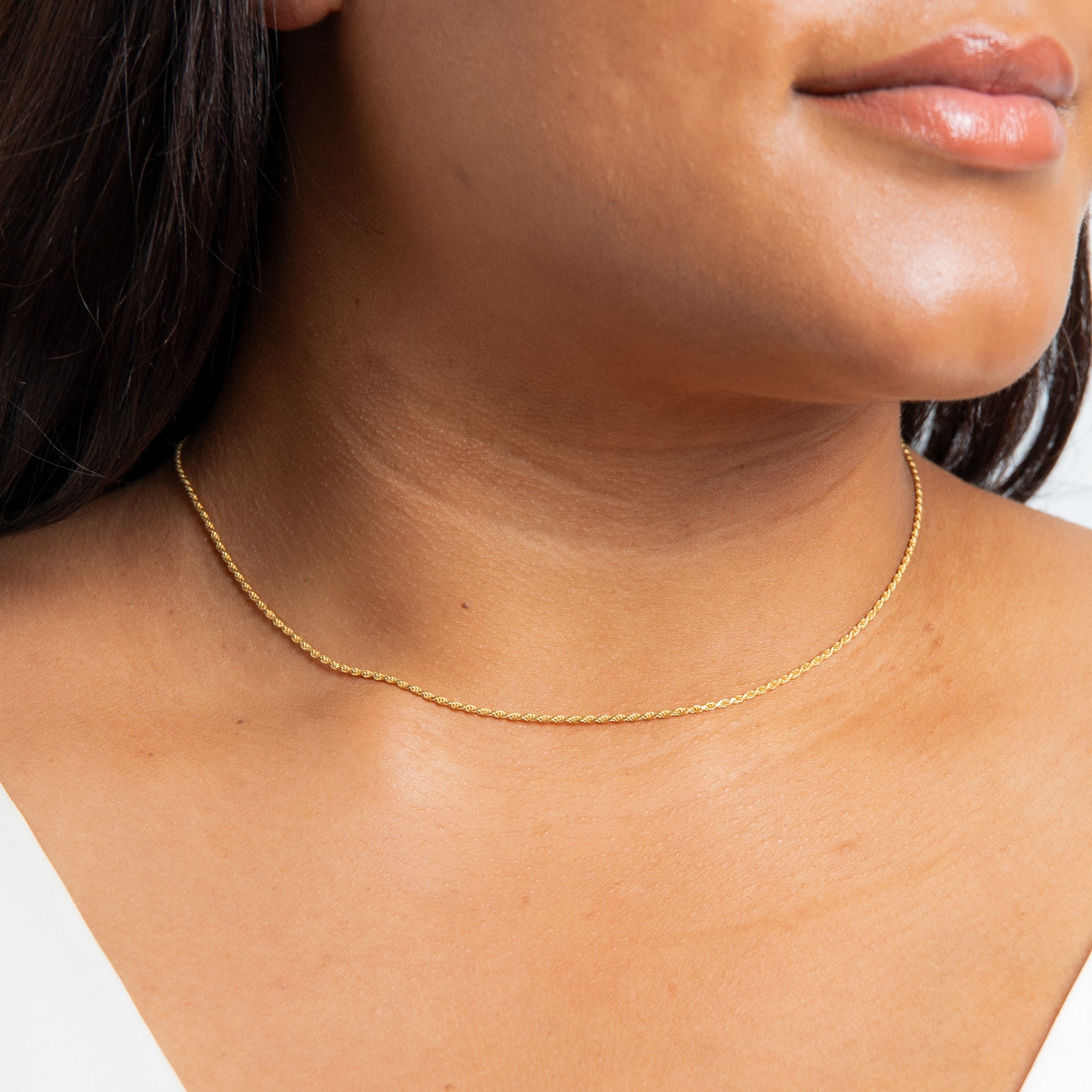 41-46cm Gold Plated Corda Chain