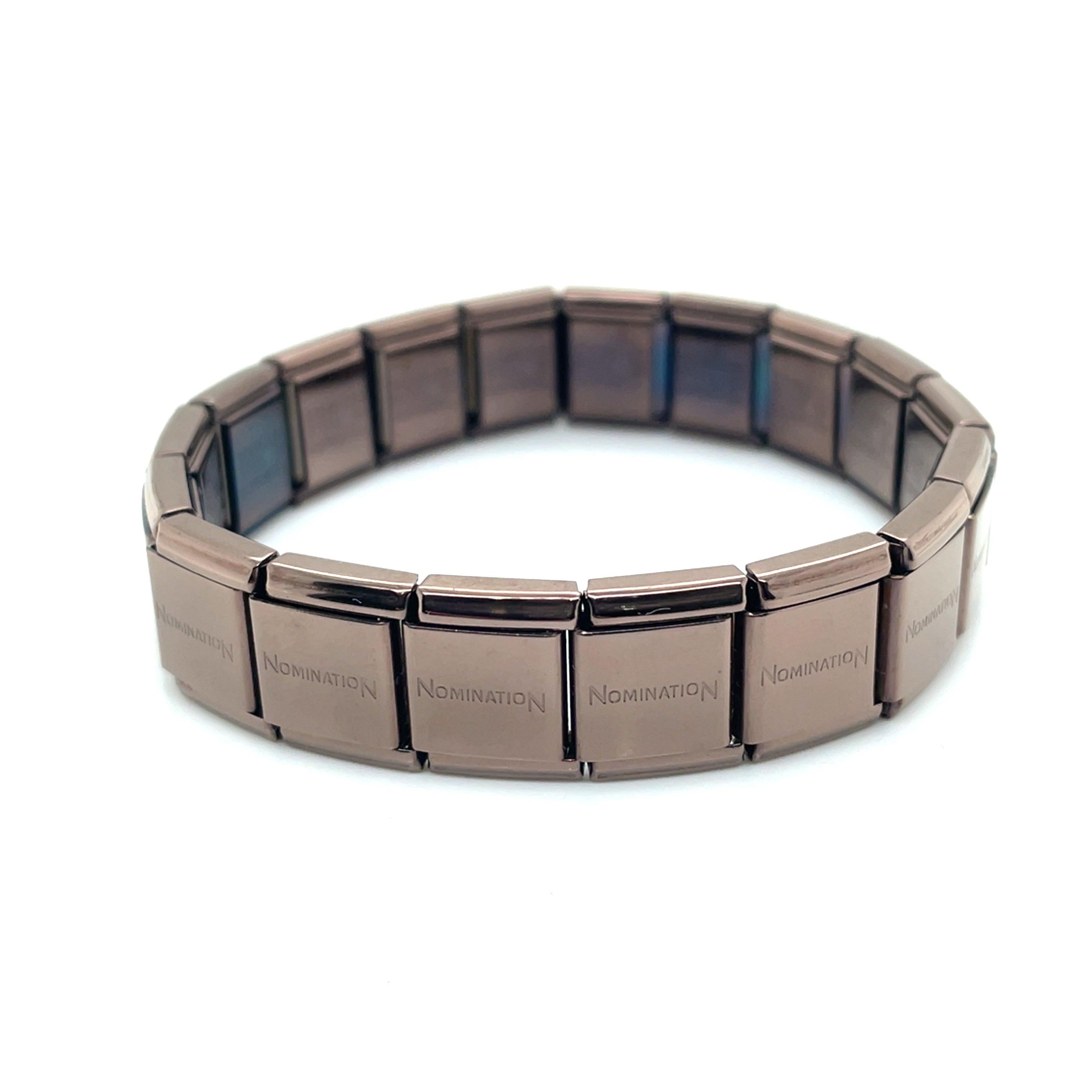 Nomination Plain Large Bracelet, Chocolate Brown