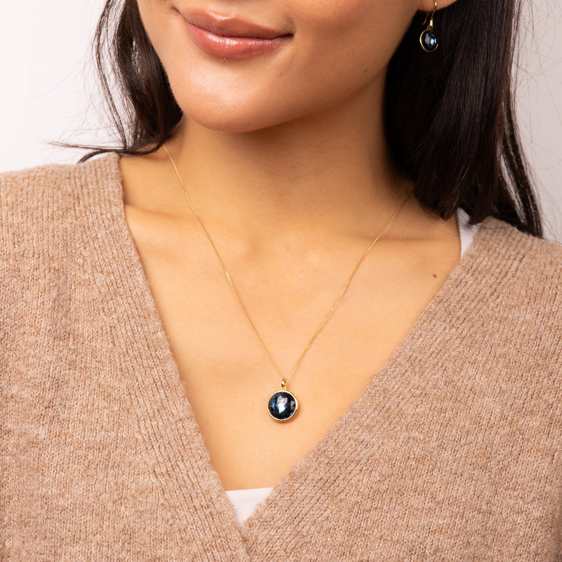 Gold-Plated Pendant Necklace