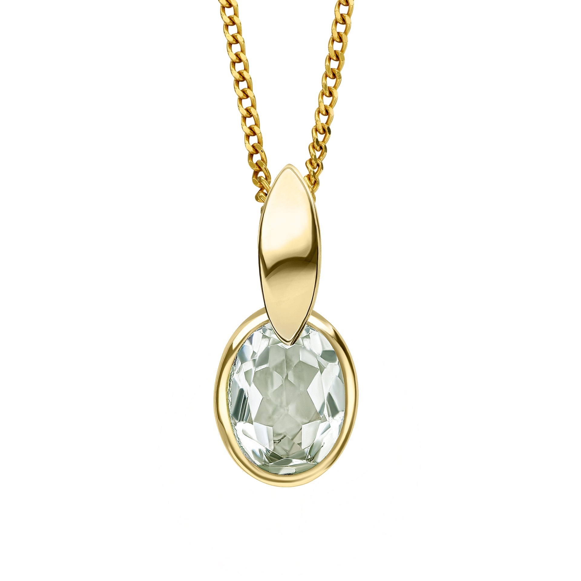 Gold-Plated Pendant Necklace