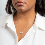 Cubic Zirconia Round Locket Pendant