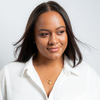 Gold Plated Heart Cubic Zirconia Locket Pendant