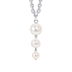 Three Gradient Freshwater Pearl Pendant