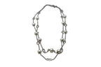 Perlissimo Freshwater Pearl and Sterling Silver Layered Necklace