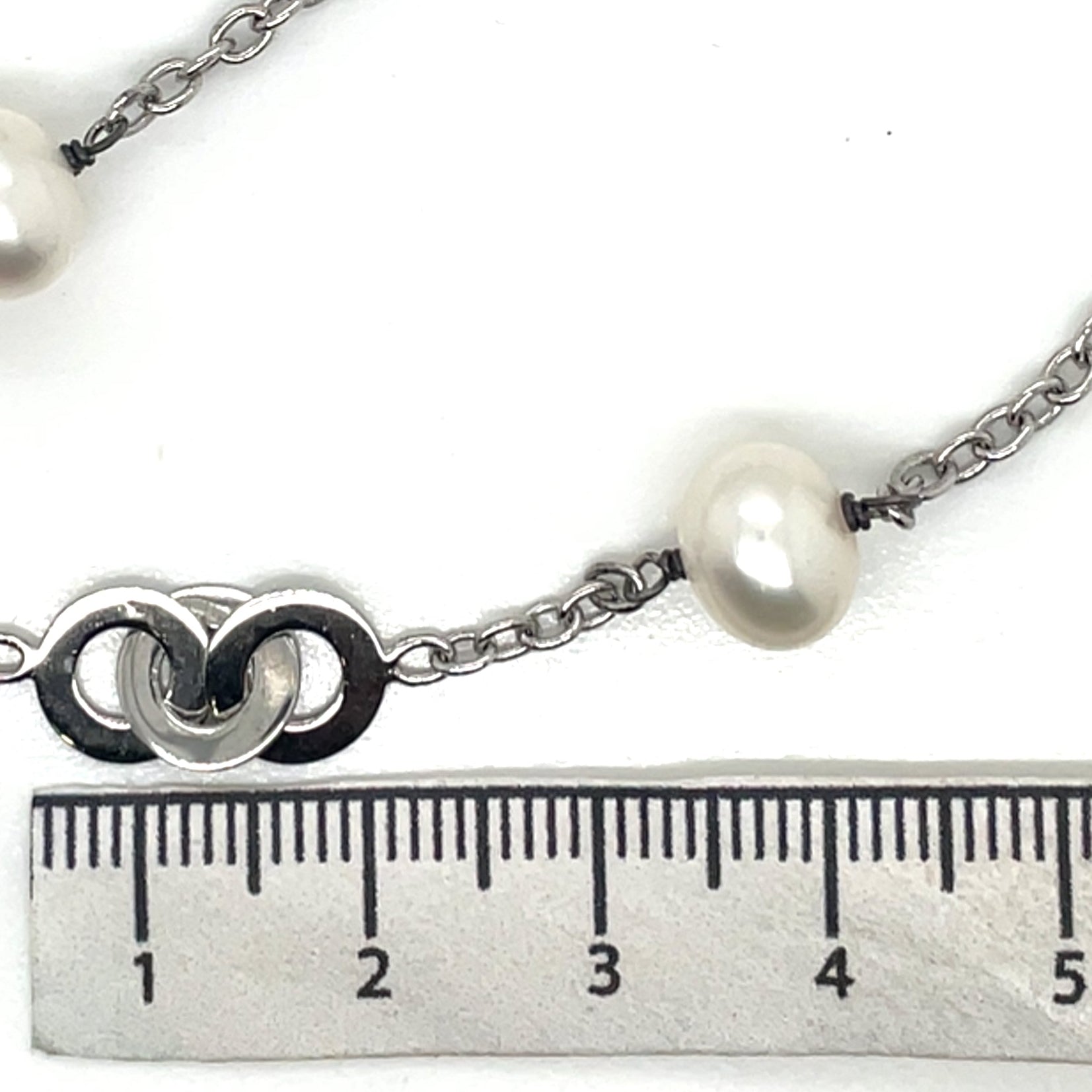 Perlissimo Freshwater Pearl and Sterling Silver Layered Necklace