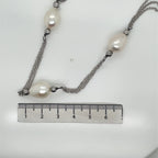 Perlissimo Freshwater Pearl and Sterling Silver Necklace