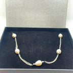 Perlissimo Freshwater Pearl and Sterling Silver Necklace