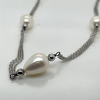 Perlissimo Freshwater Pearl and Sterling Silver Necklace