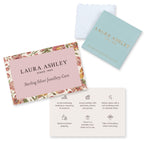 Laura Ashley Silver Foscot Damask White Topaz Necklace